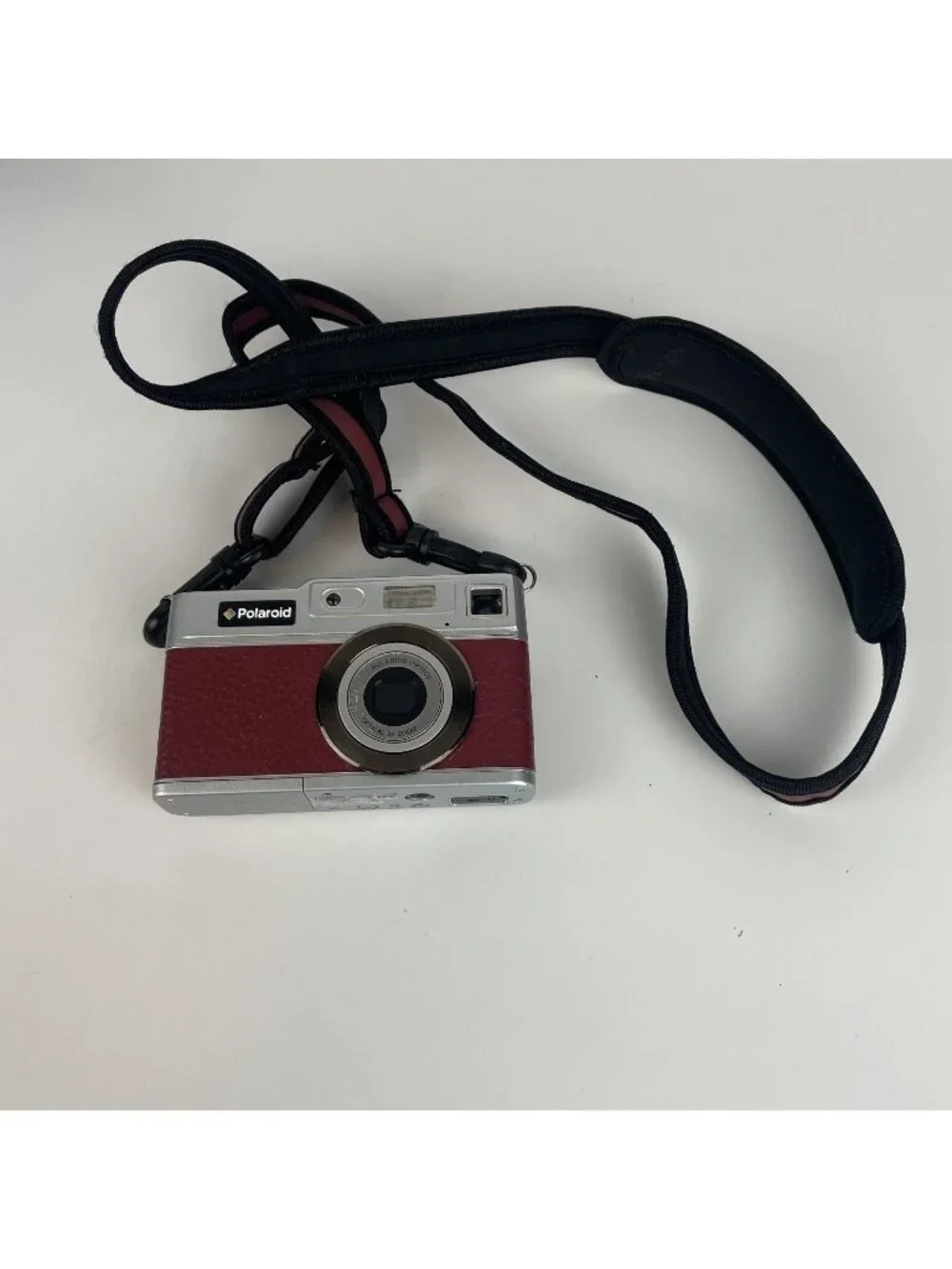 Polaroid iE827 Retro Digital Camera 18MP Red – W/ Strap & Bag | No Power